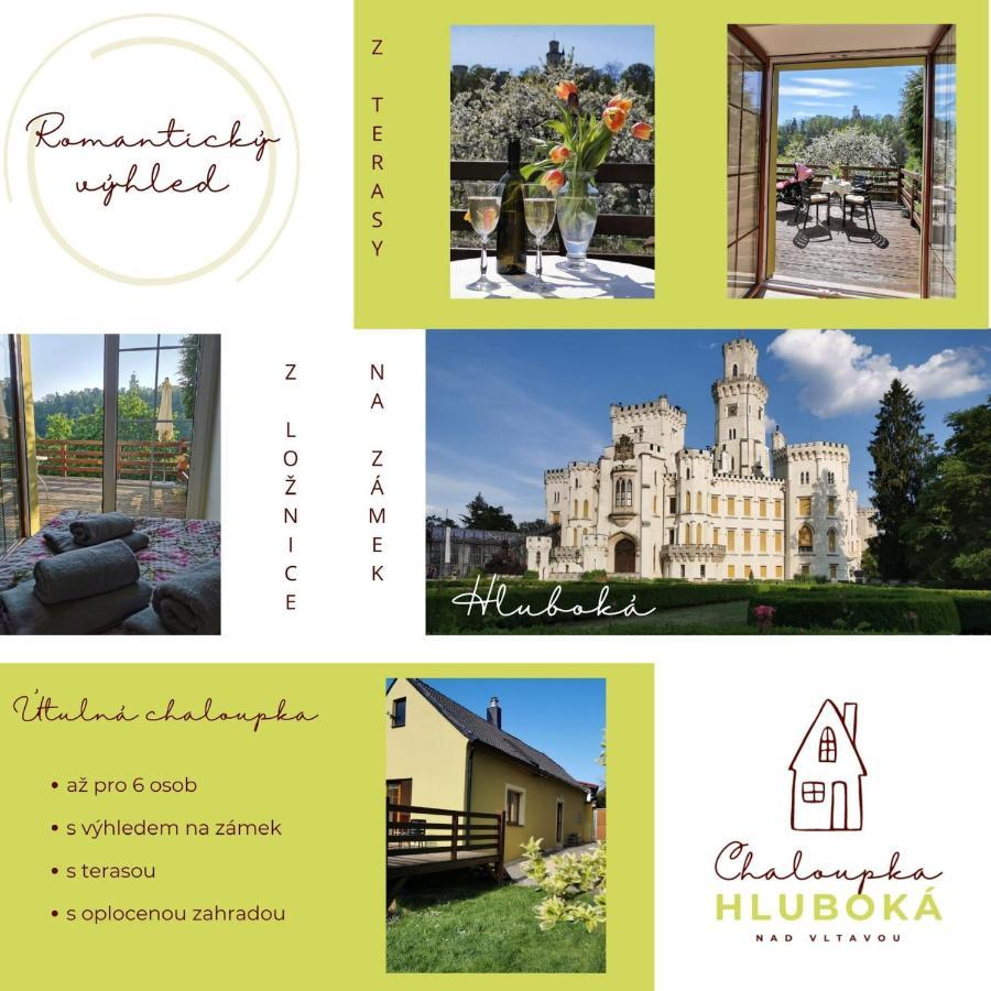 Chaloupka Hluboká - Family holidays in South Bohemia Hluboká nad Vltavou Exterior foto